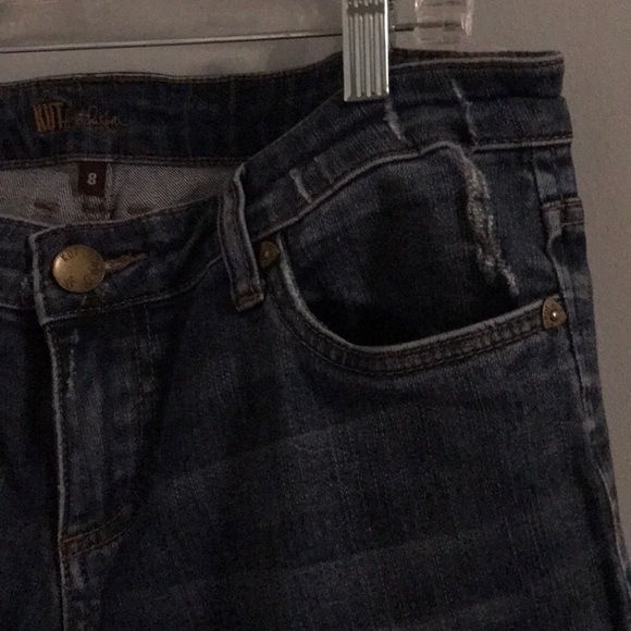 Kut from the Kloth blue jeans, straight leg, 8 - Picture 3 of 5